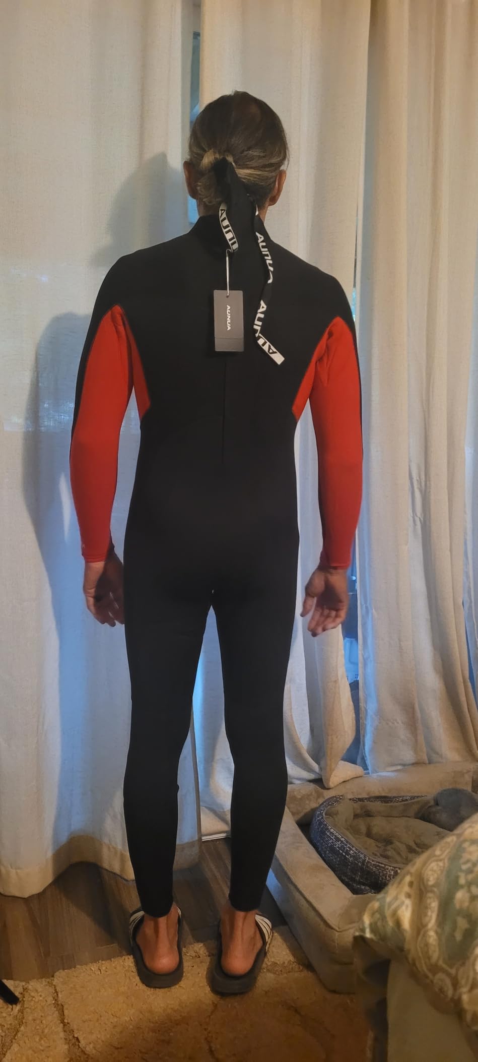 Mens 5mm Full Wetsuit Ultra-Stretch Neoprene Surfing Diving Suit customer photo 1