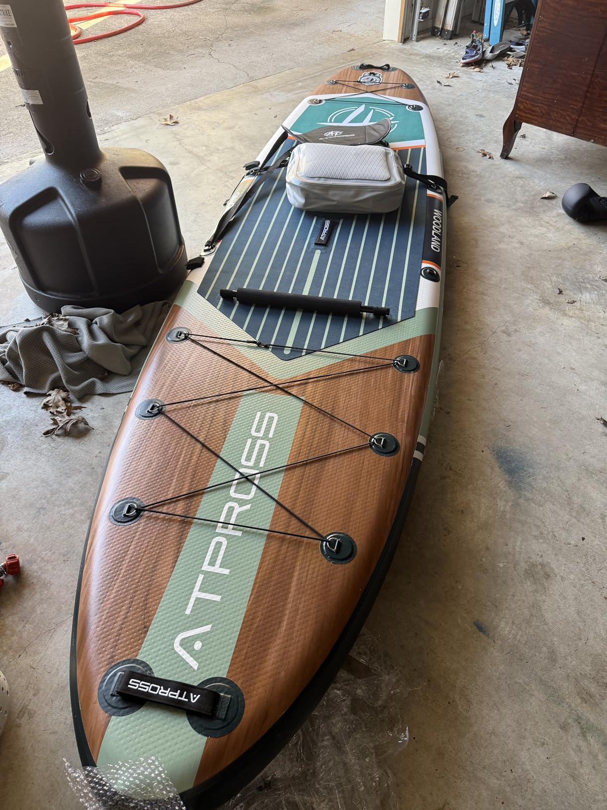 12'x36 Inflatable Stand Up Paddle Board with Seat, 500lbs Wide SUP customer photo 1