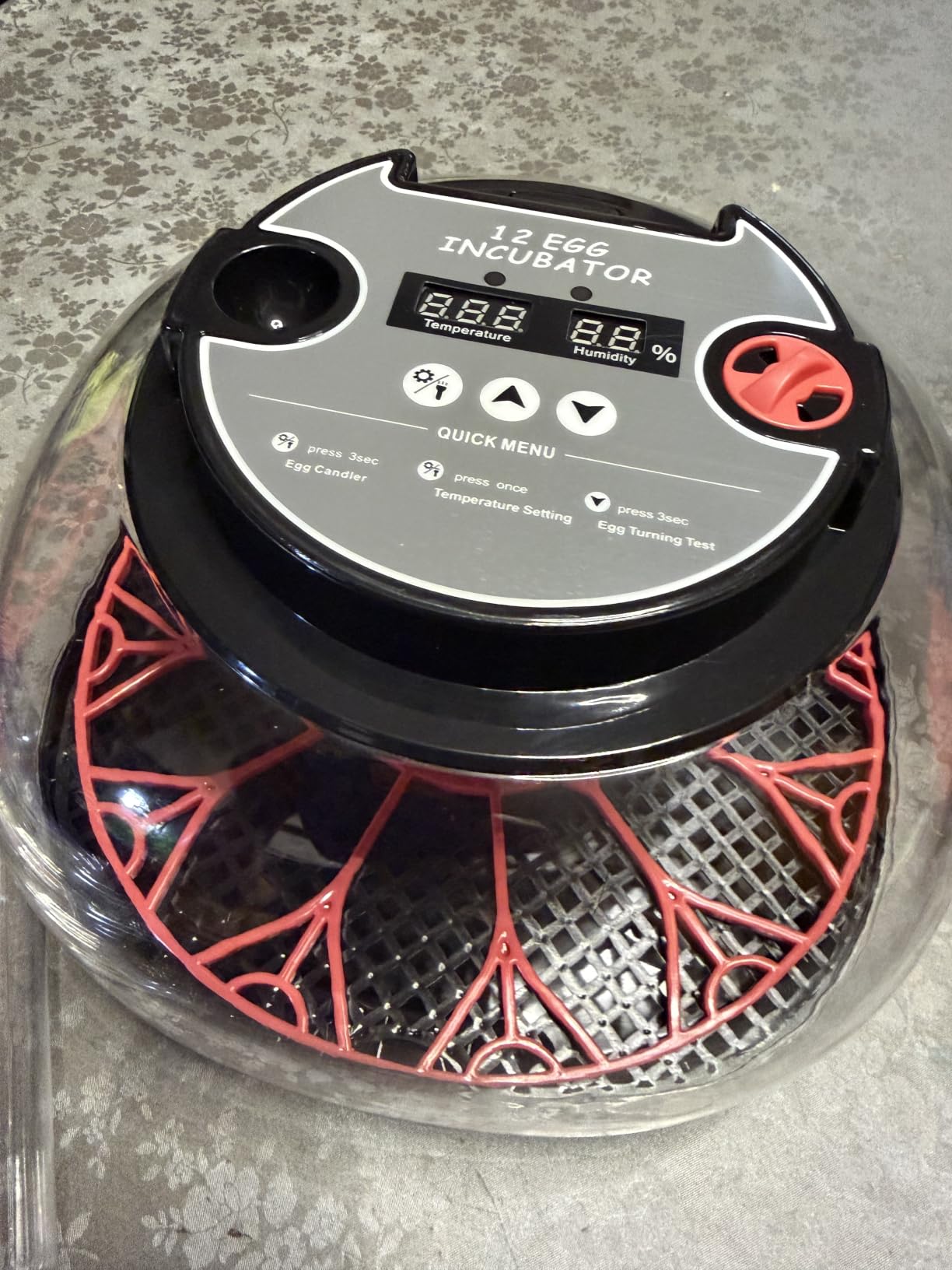 Egg Incubator for Hatching Eggs, 12 Egg Capacity, One-Touch Smart Hatching customer photo 1