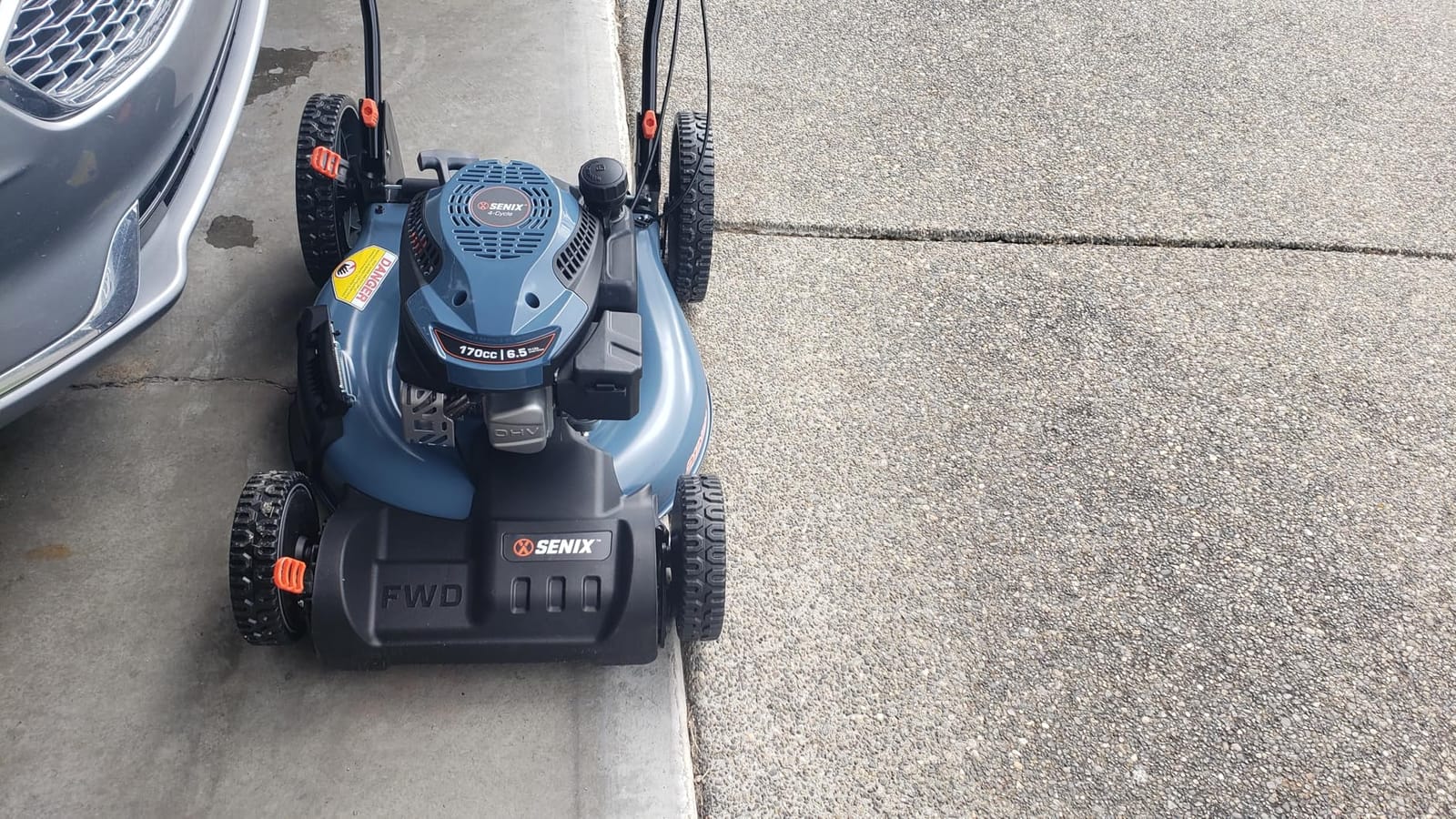 SENIX 21'' Self Propelled Gas Lawn Mower 170 cc, 6-Position Cutting, 3-in-1 customer photo 1