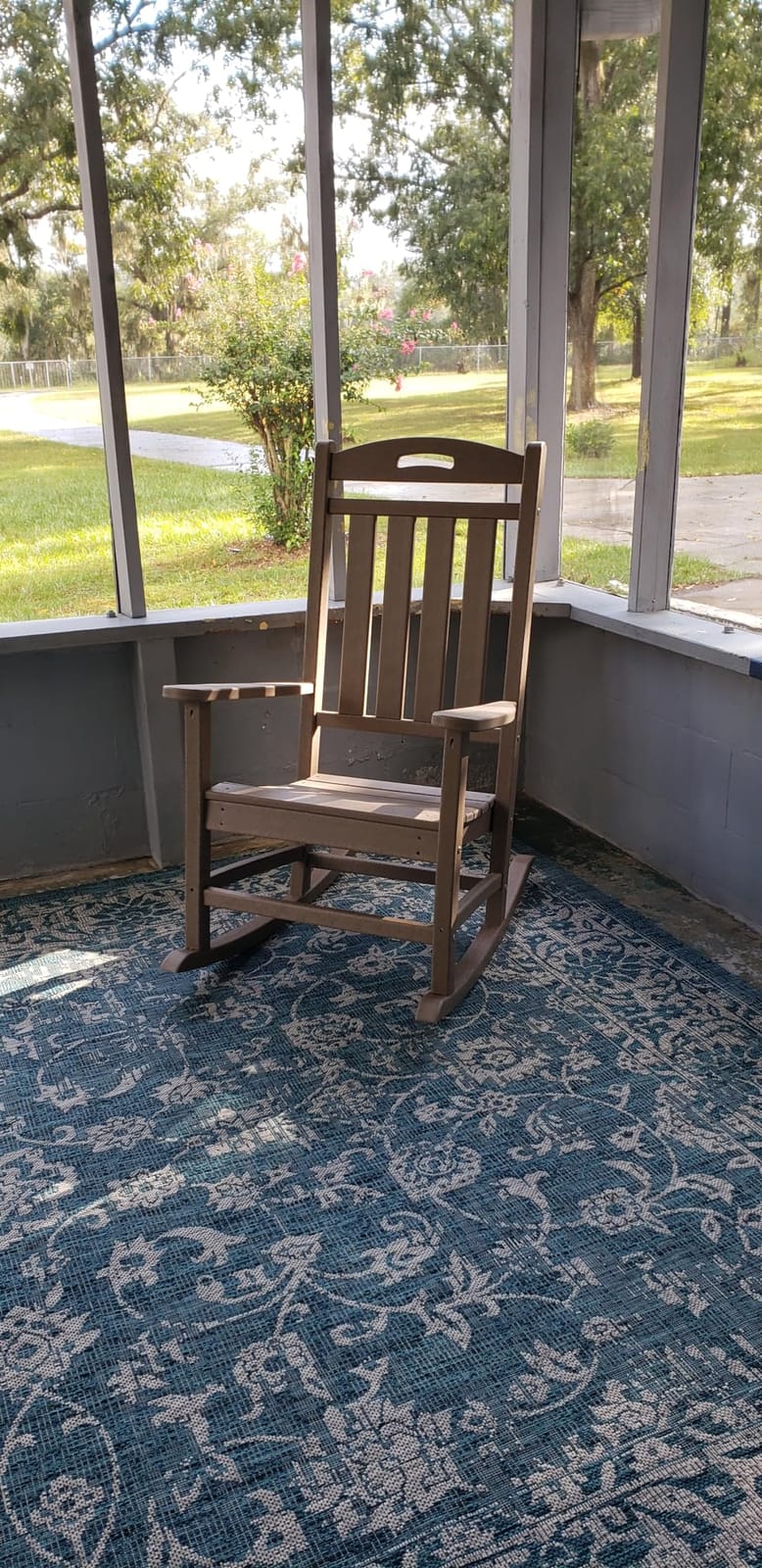 Oversized Outdoor Rocking Chair, HDPE Plastic High Back Rocking Chairs customer photo 2