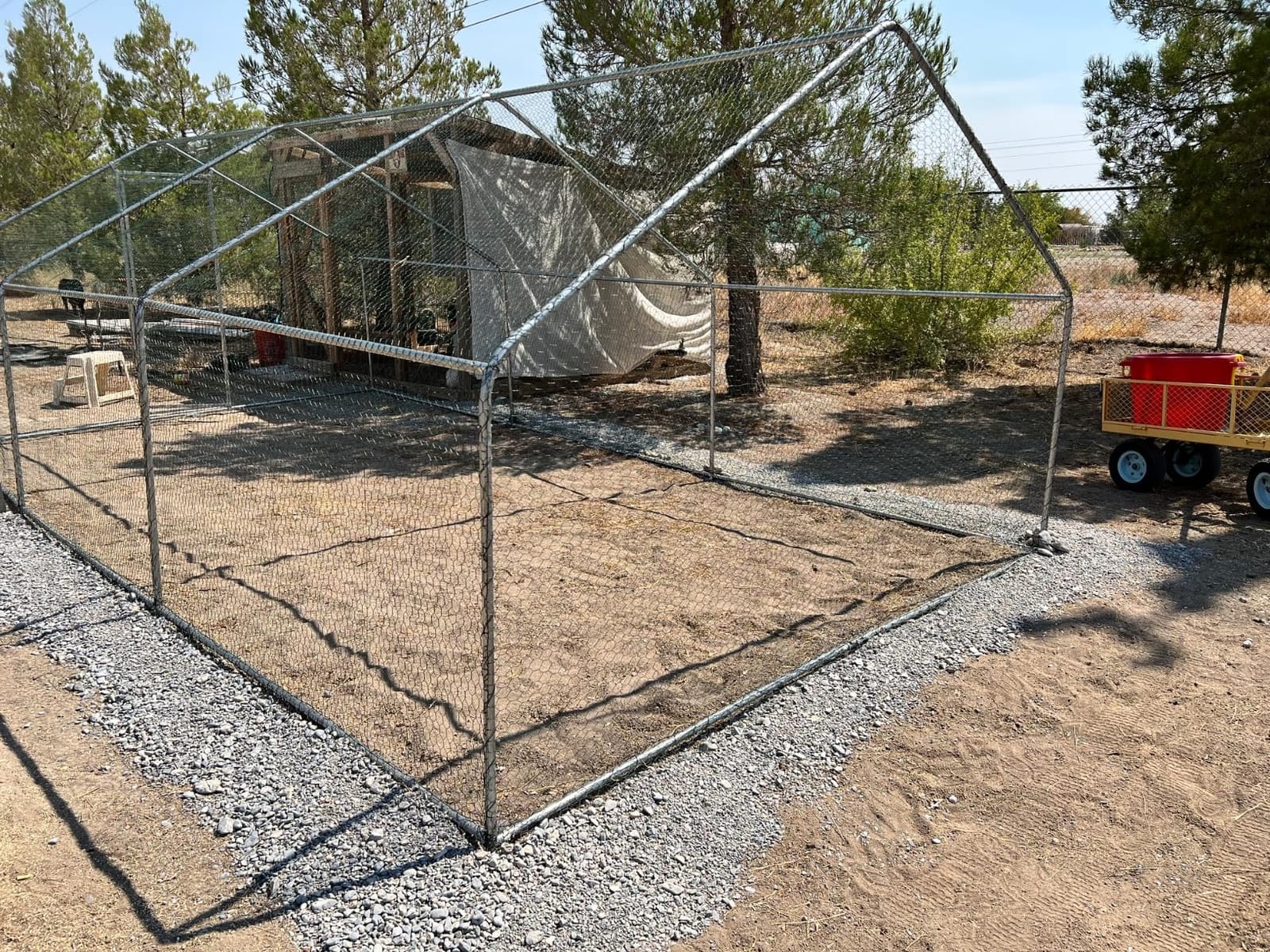 Metal Chicken Coop with Hardware Cloth, Walk-in Poultry Cage for Hen Duck customer photo 2