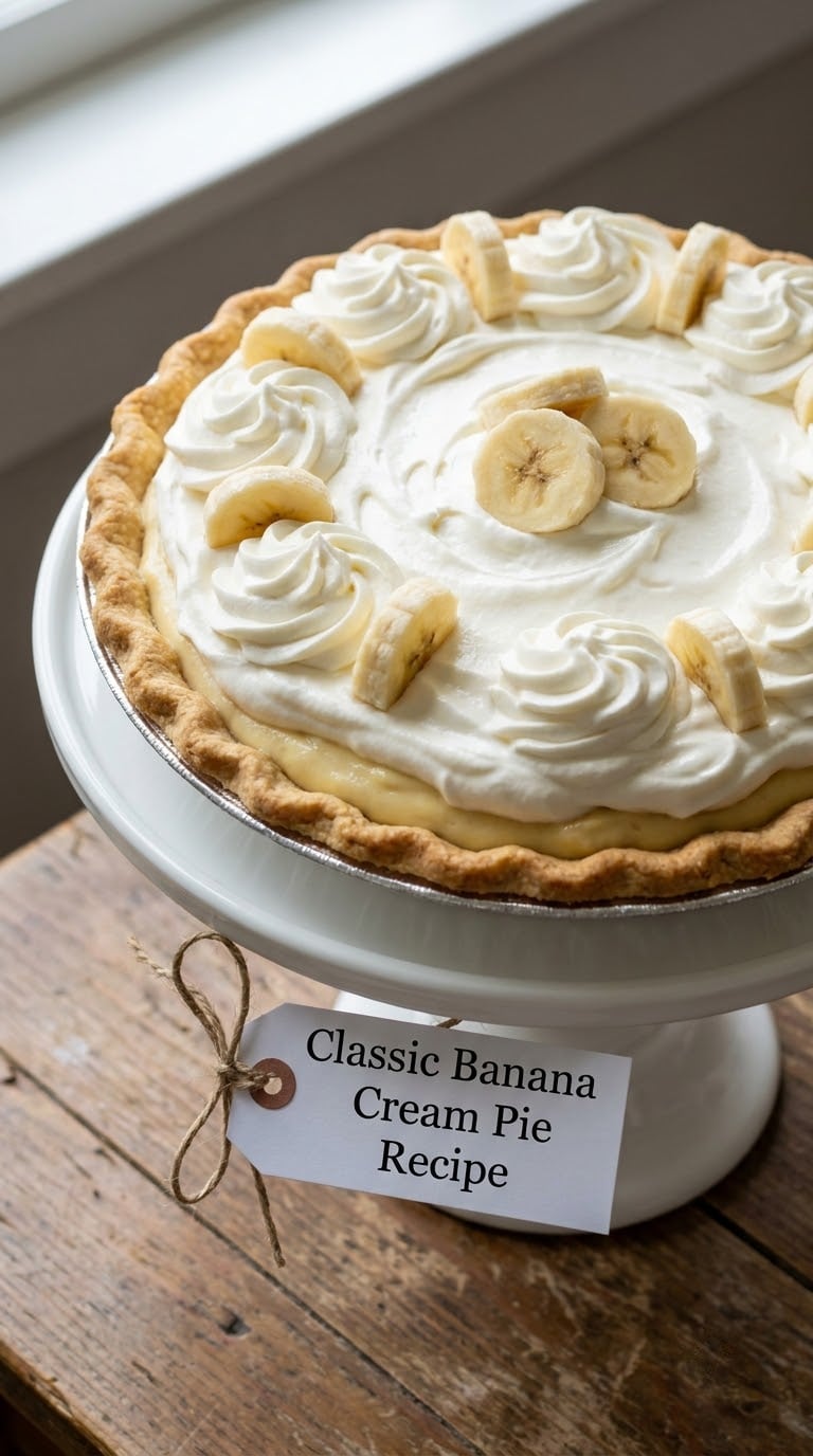 Classic Banana Cream Pie Recipe