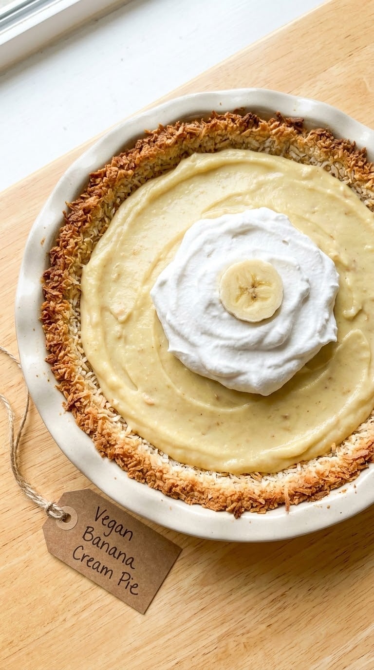 Vegan Banana Cream Pie