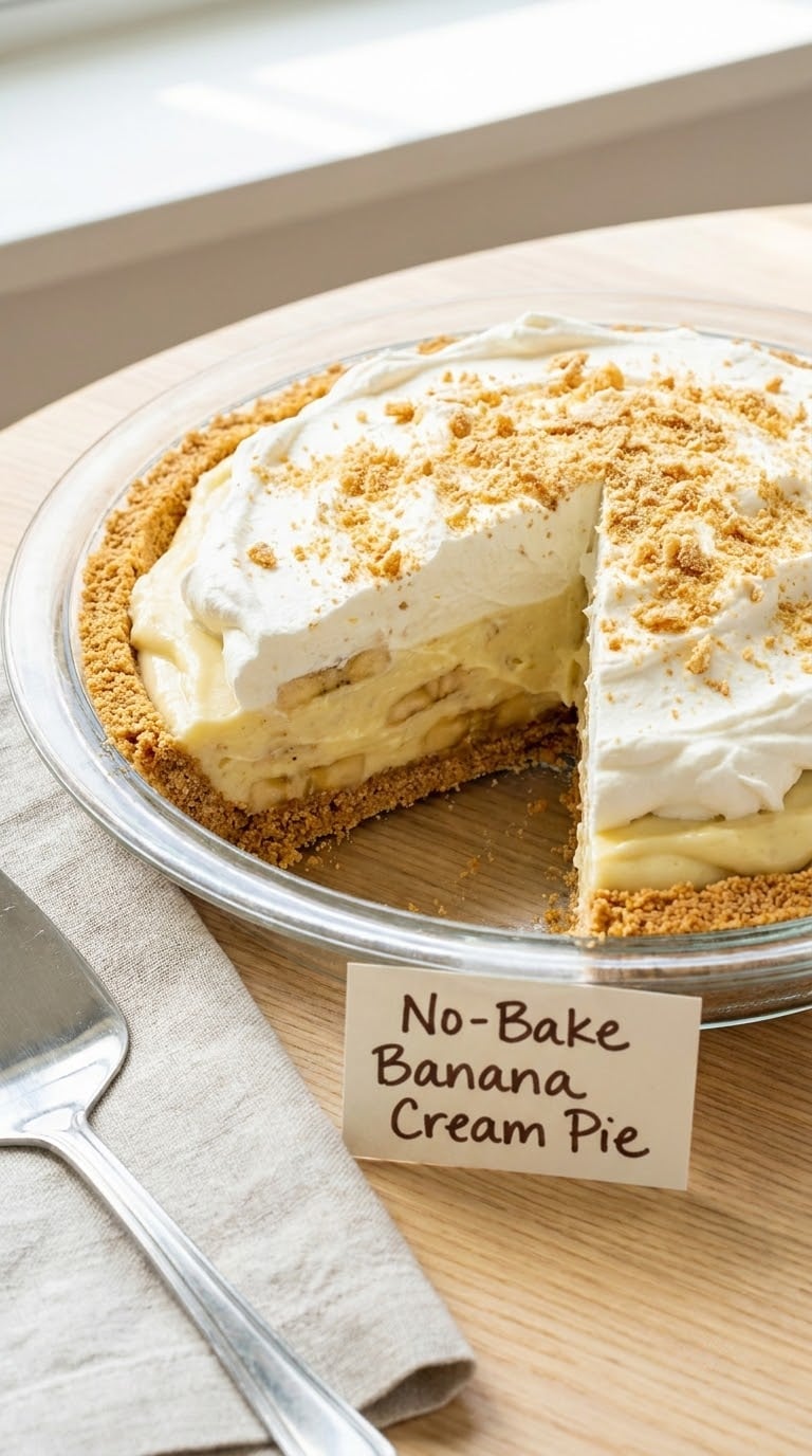 No-Bake Banana Cream Pie