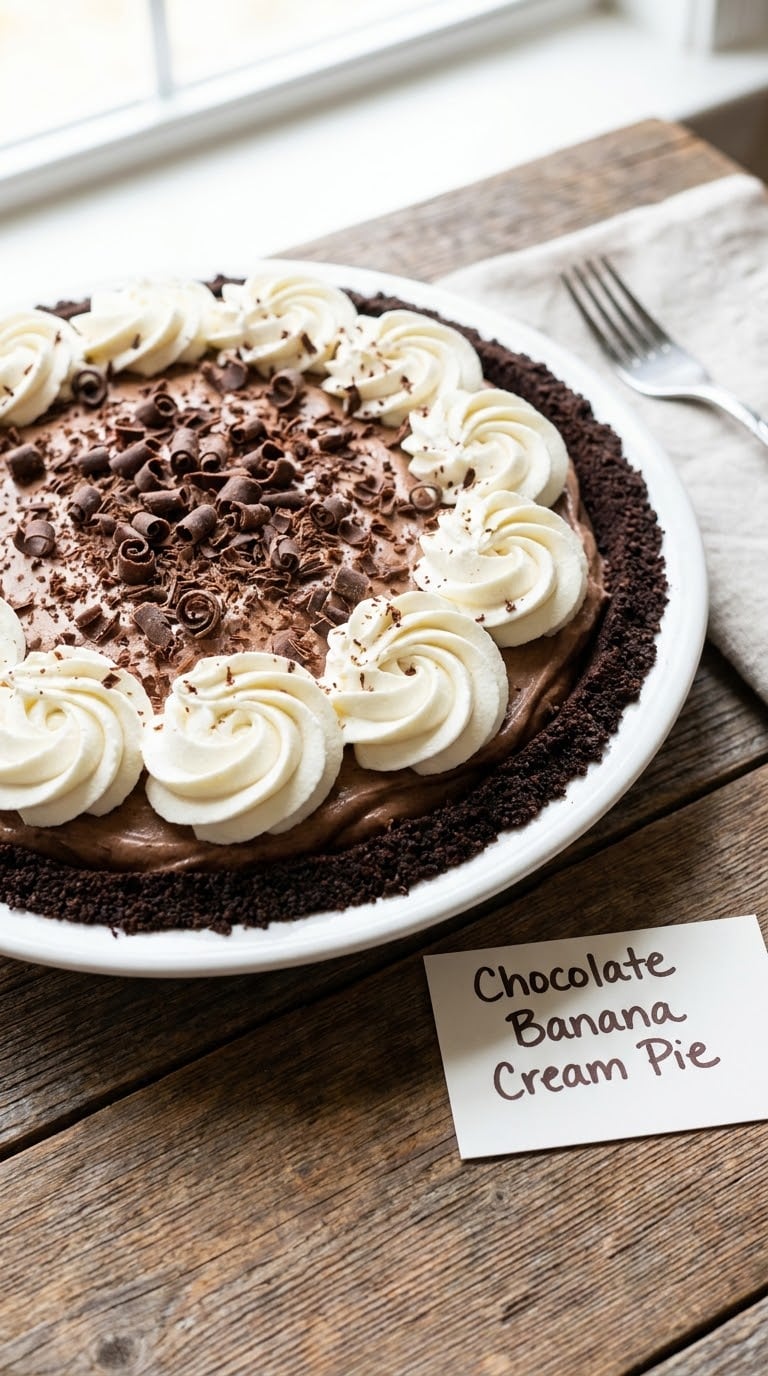 Chocolate Banana Cream Pie
