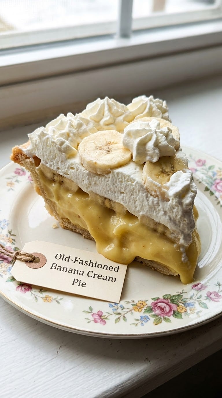 Old-Fashioned Banana Cream Pie