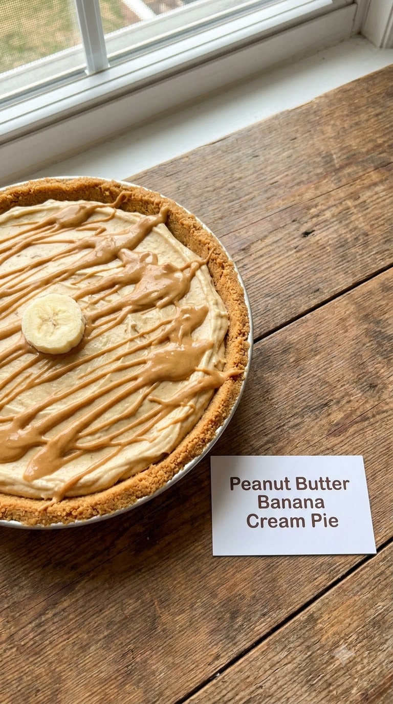 Peanut Butter Banana Cream Pie