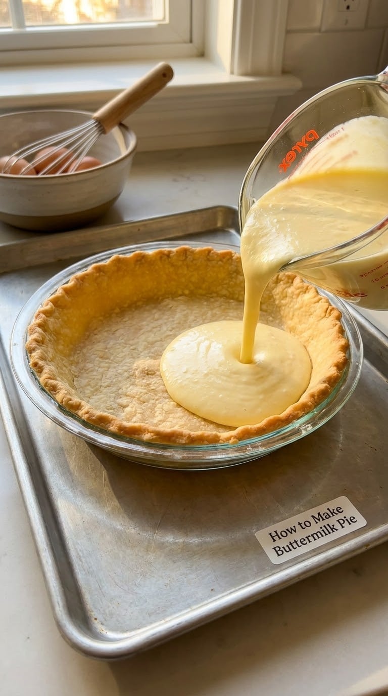 How to Make Buttermilk Pie