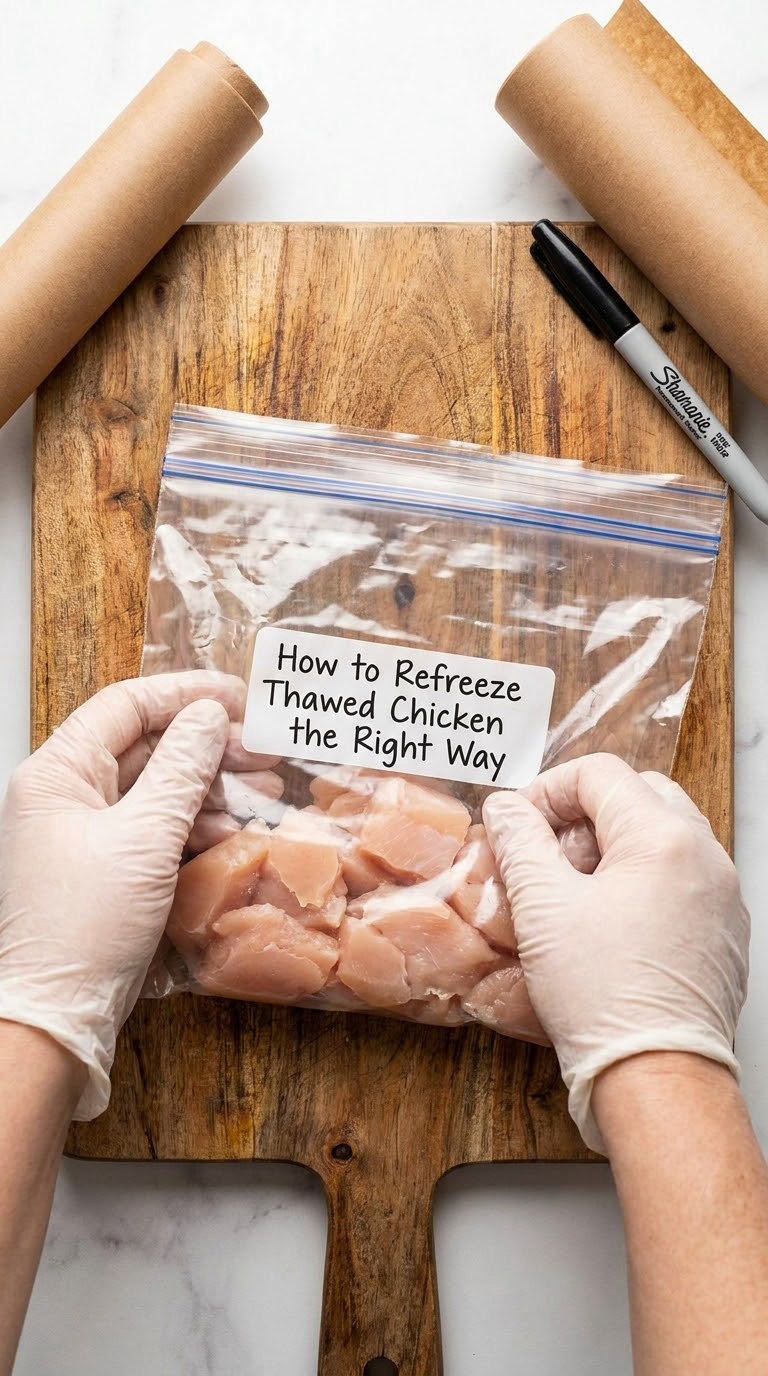 How to Refreeze Thawed Chicken the Right Way