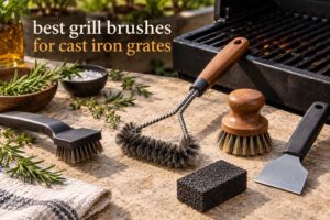 best grill brushes for cast iron grates