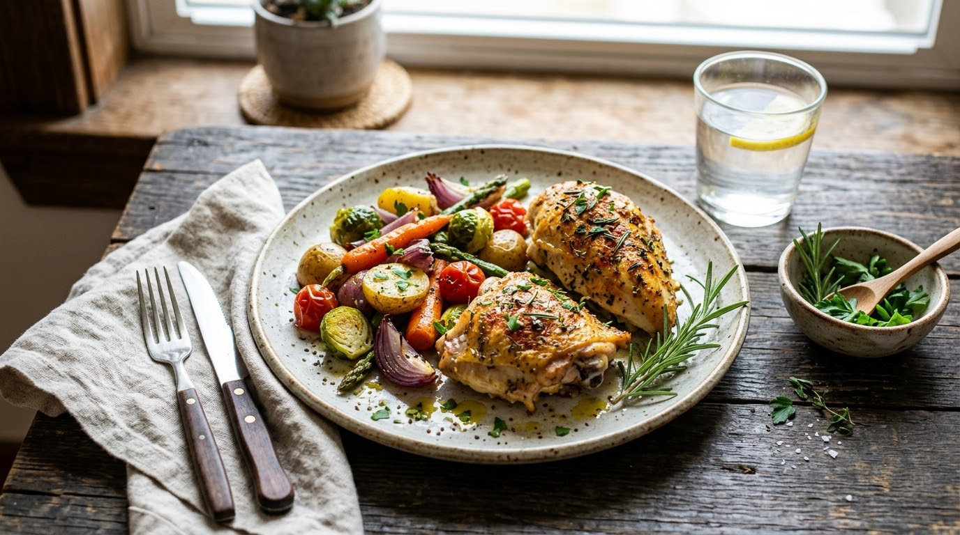 12 easy chicken and vegetable dinner recipes