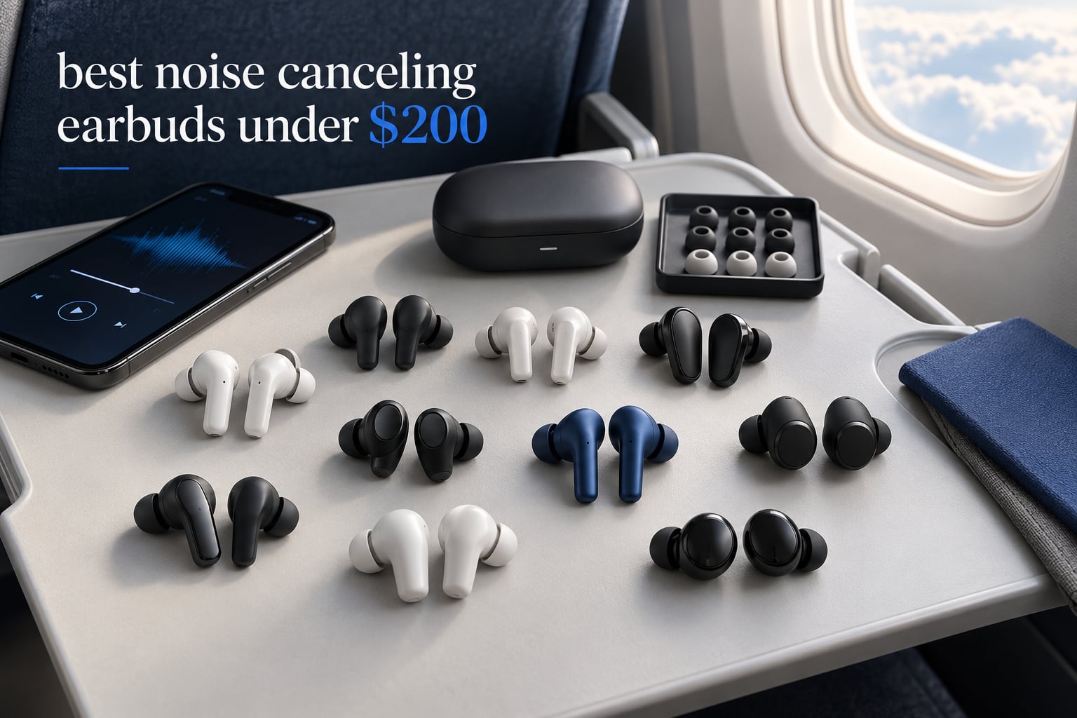 best noise canceling earbuds under $200