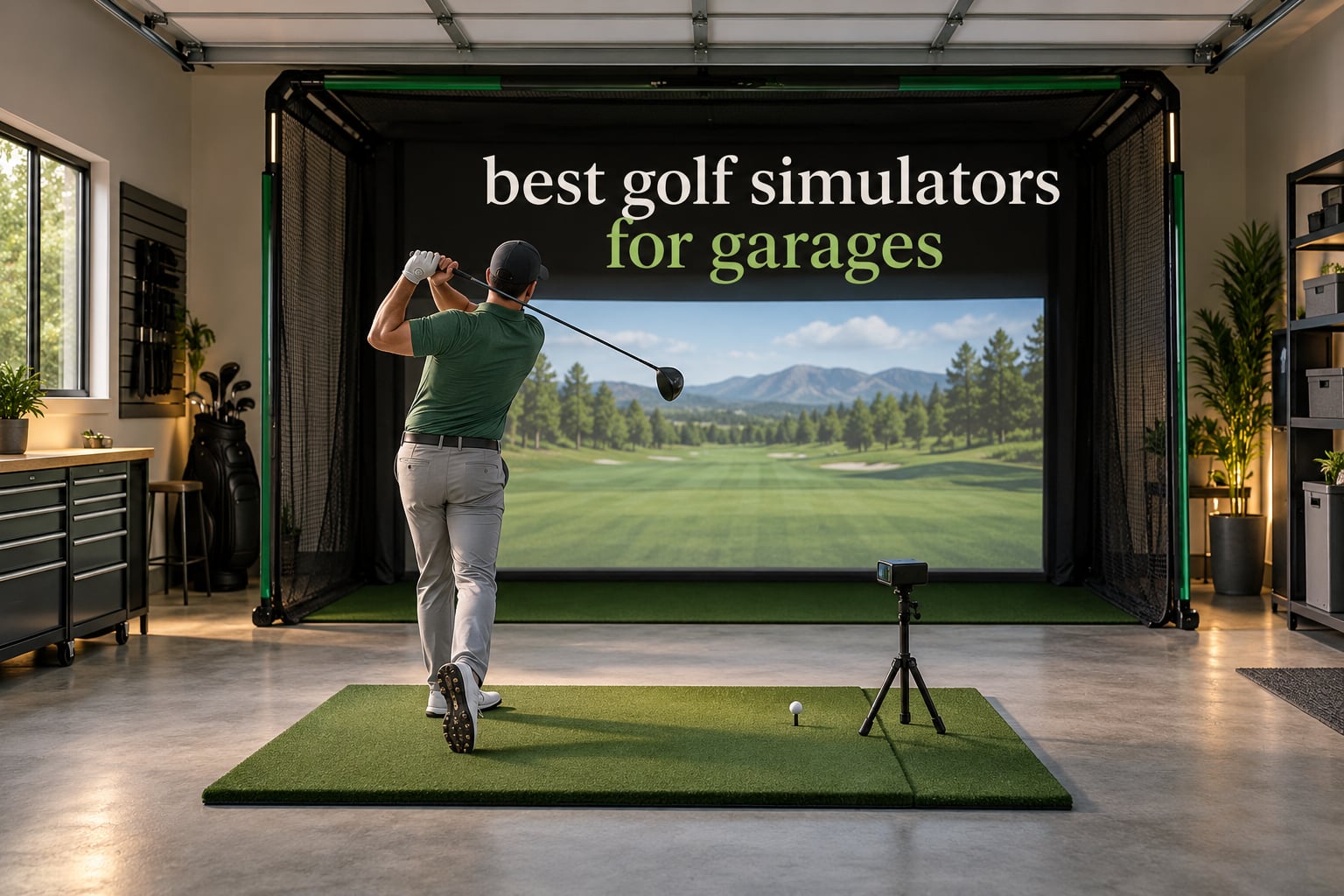 best golf simulators for garages