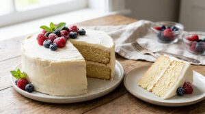 what temperature to bake a cake at