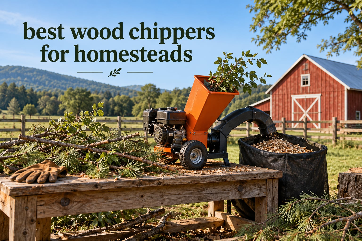 best wood chippers for homesteads