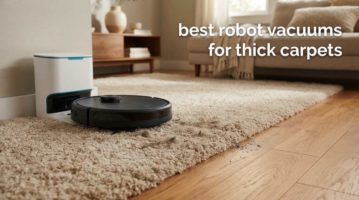 best robot vacuums for thick carpets