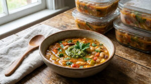 how to freeze homemade soup for the week