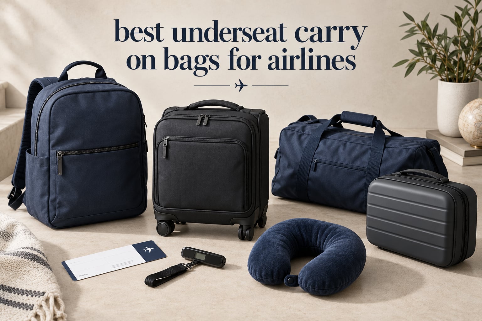 best underseat carry on bags for airlines