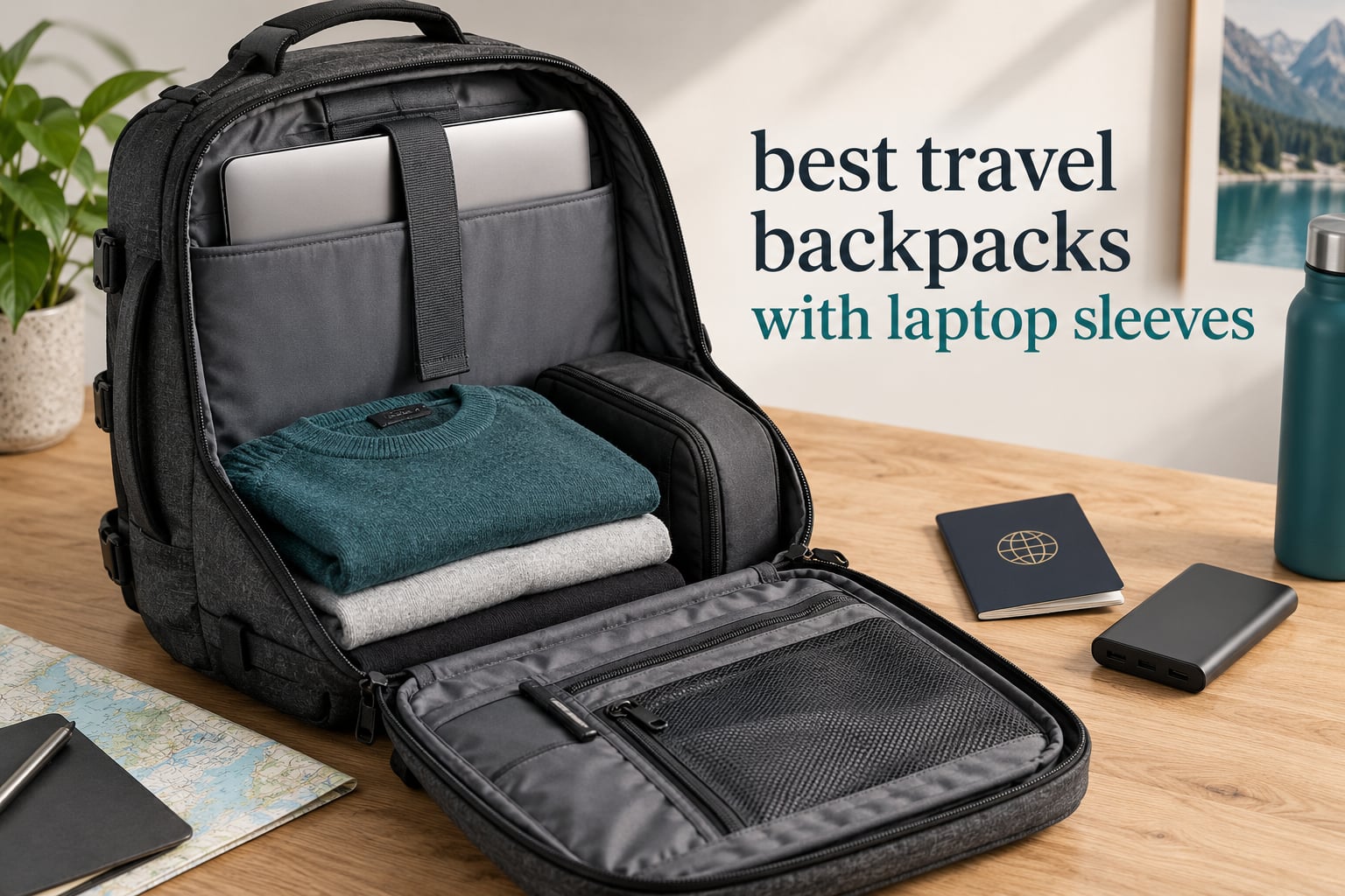 best travel backpacks with laptop sleeves
