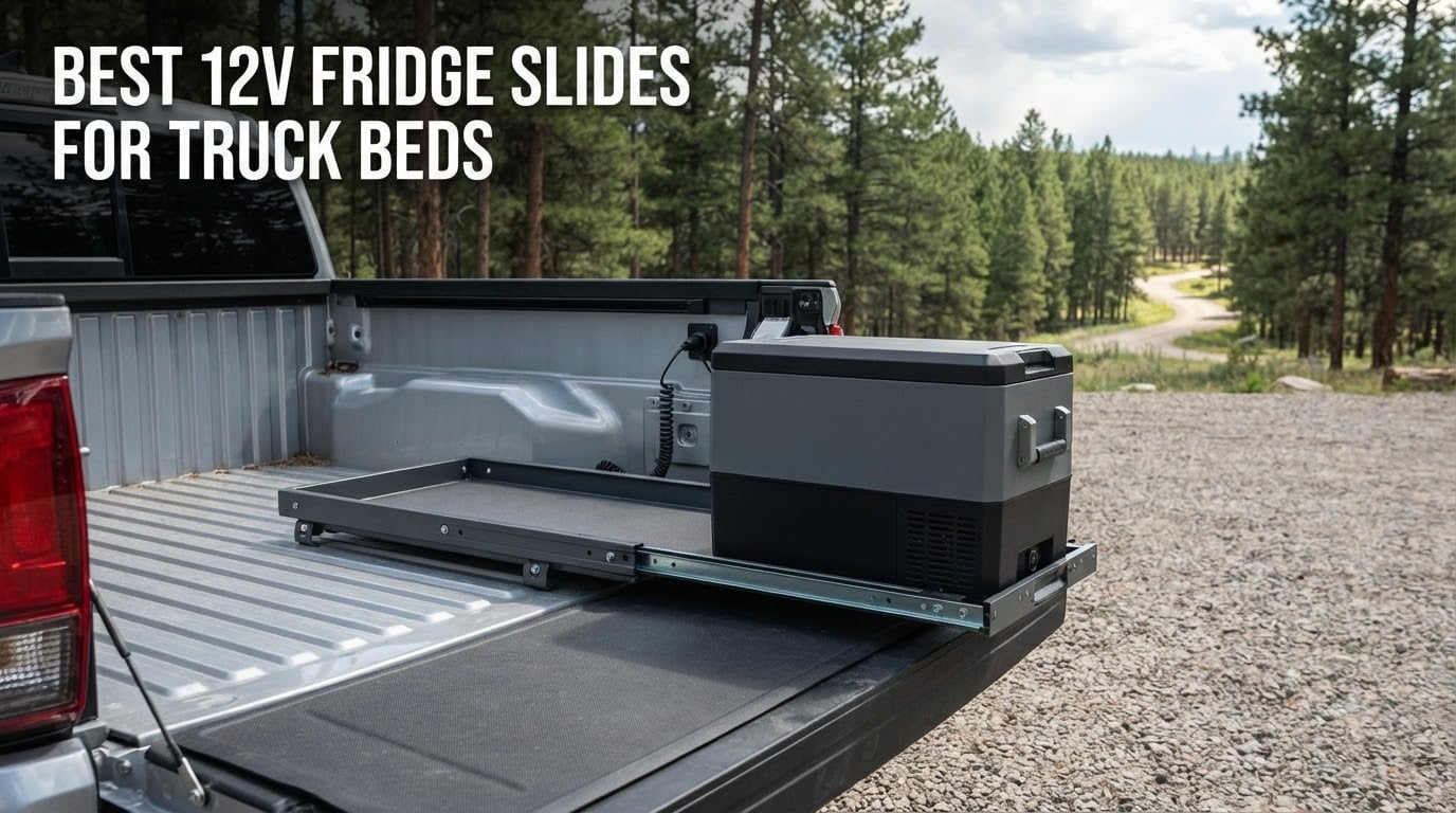 best 12v fridge slides for truck beds