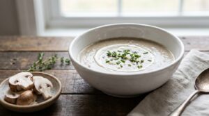 creamy mushroom soup from scratch
