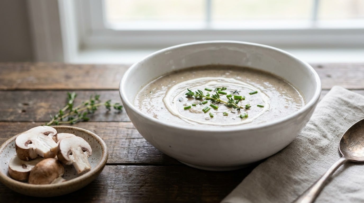 creamy mushroom soup from scratch