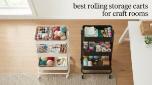 best rolling storage carts for craft rooms