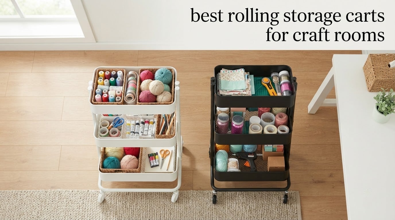 best rolling storage carts for craft rooms