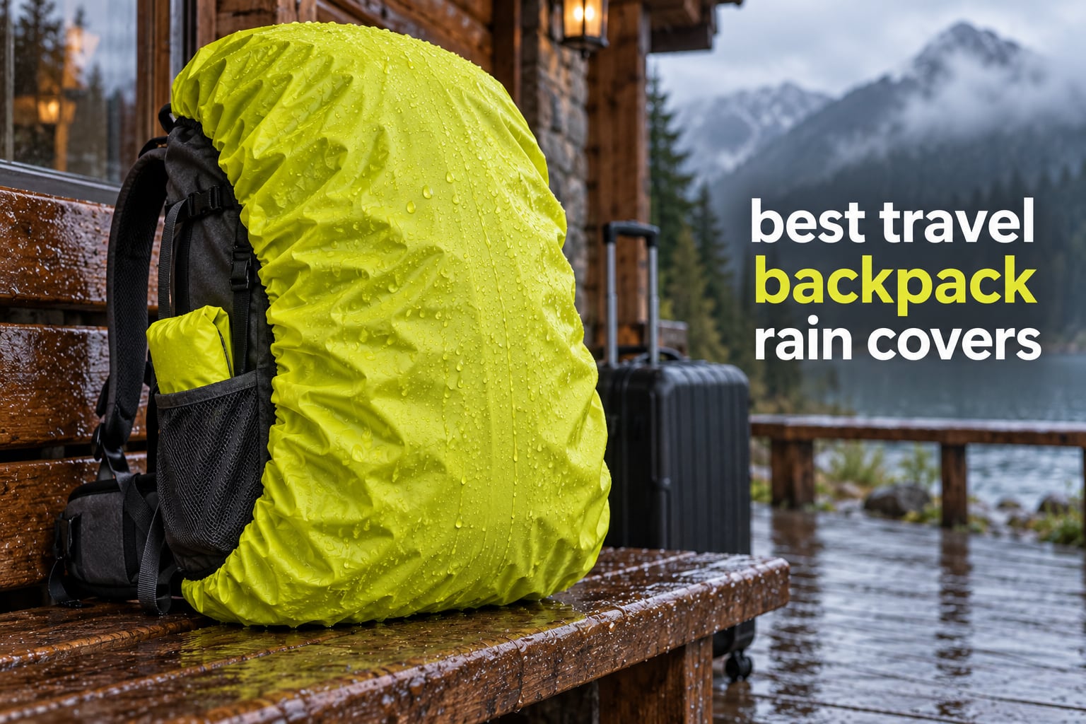 best travel backpack rain covers