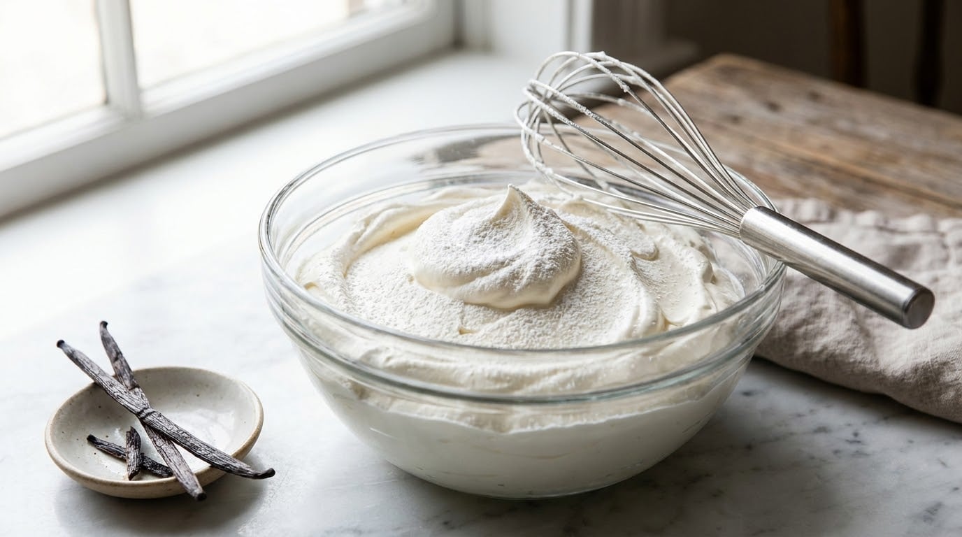 stabilized whipped cream frosting recipe