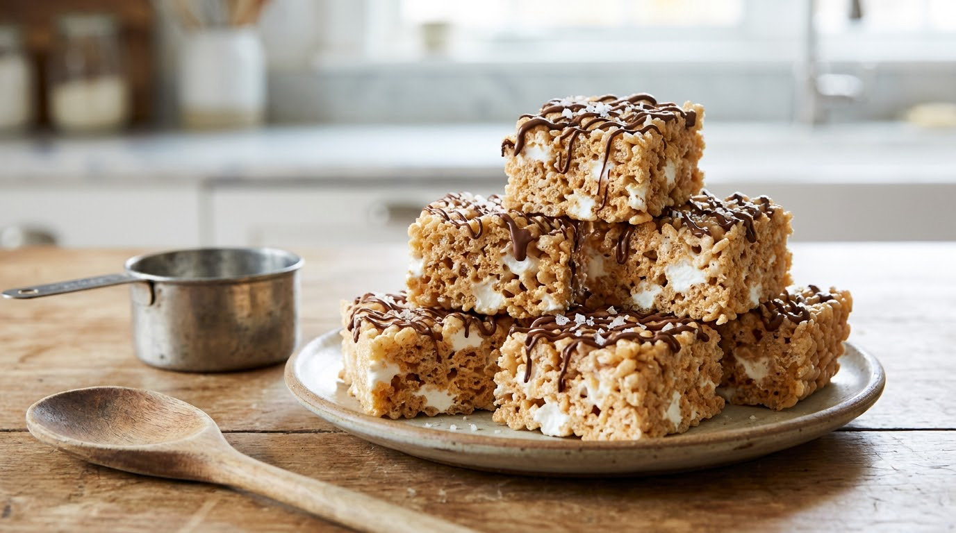 homemade rice crispy treats recipe