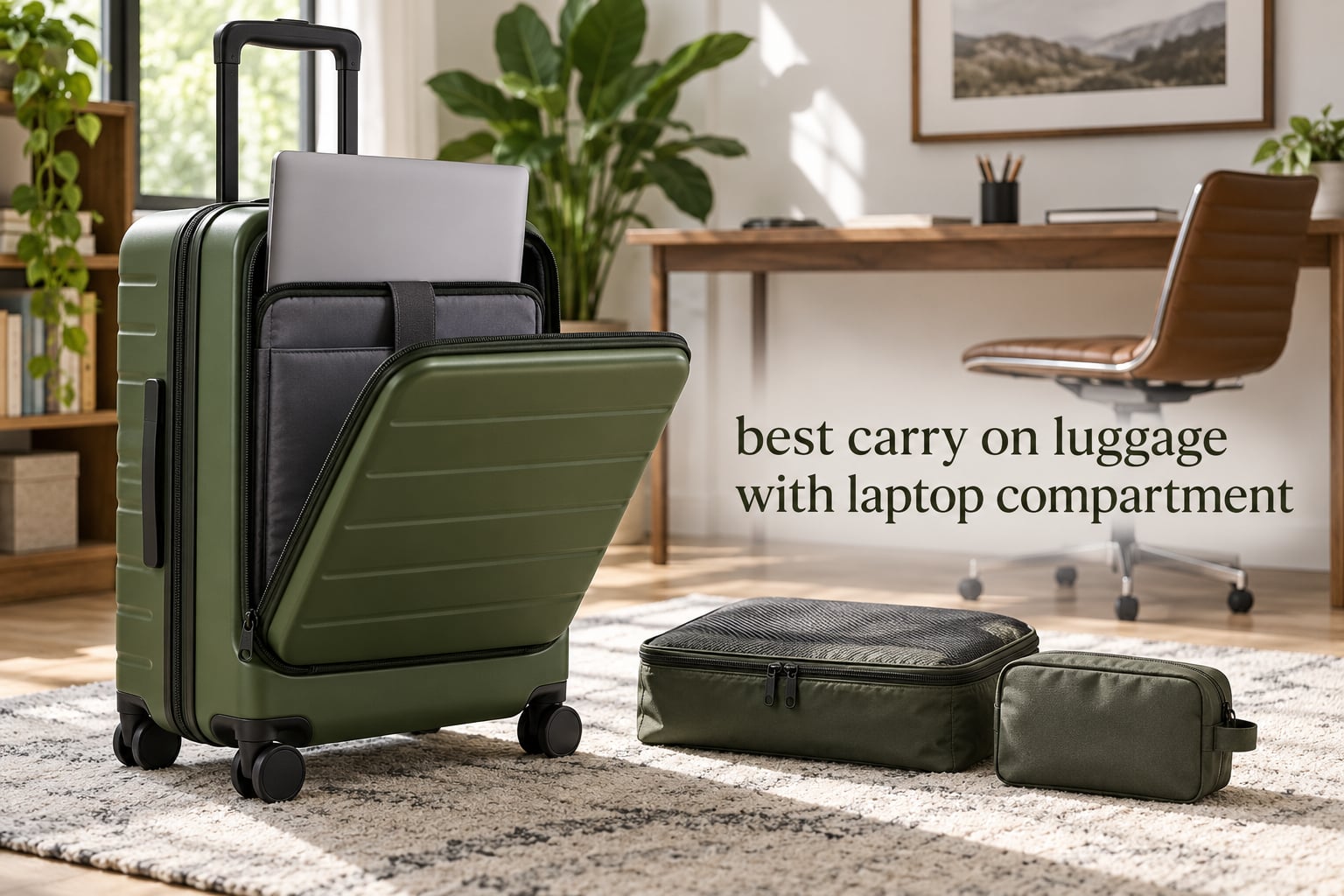 best carry on luggage with laptop compartment