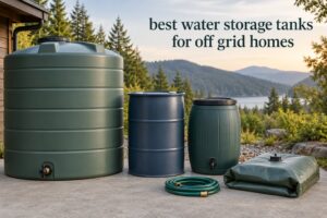best water storage tanks for off grid homes