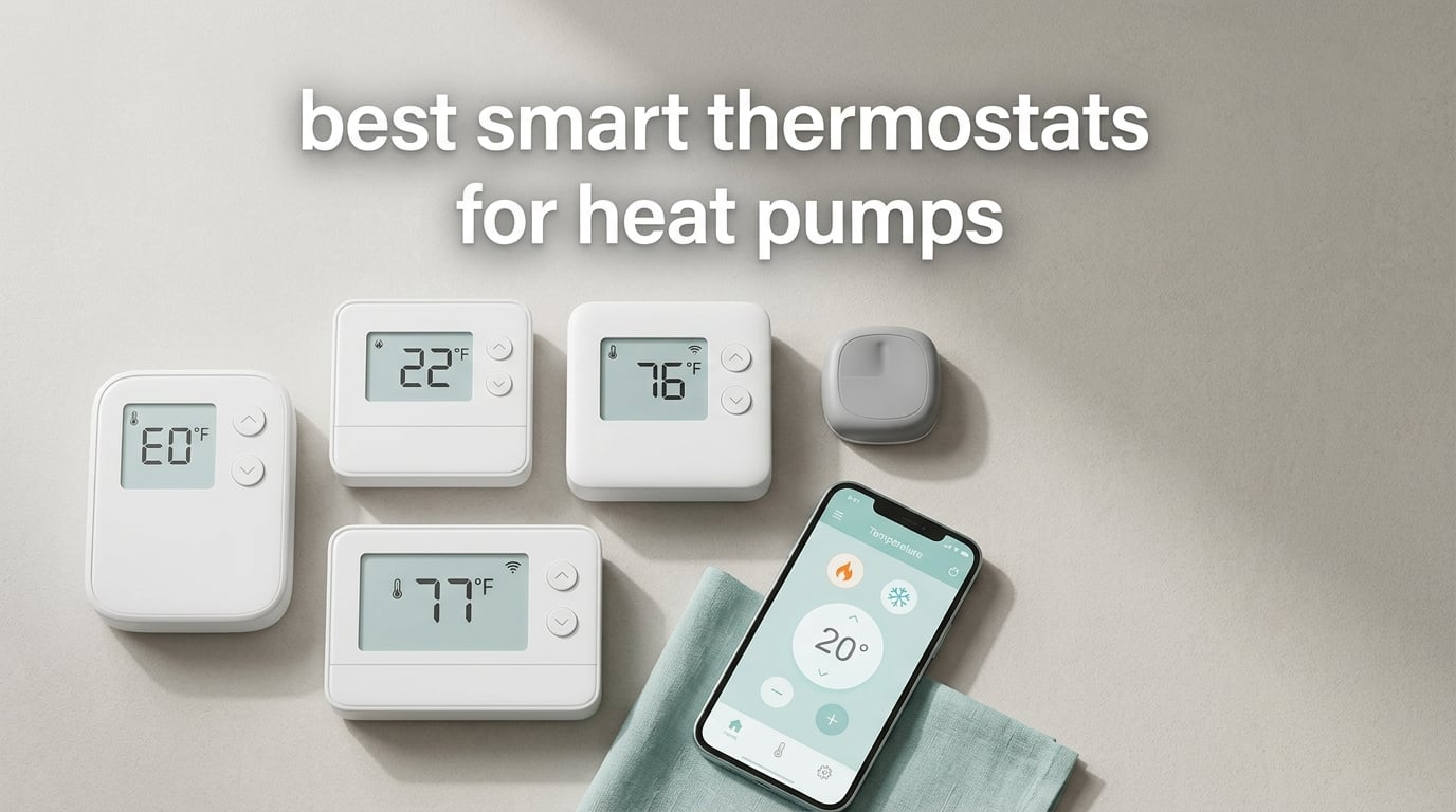 best smart thermostats for heat pumps