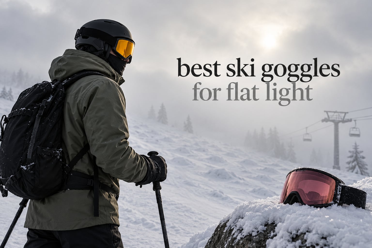 best ski goggles for flat light