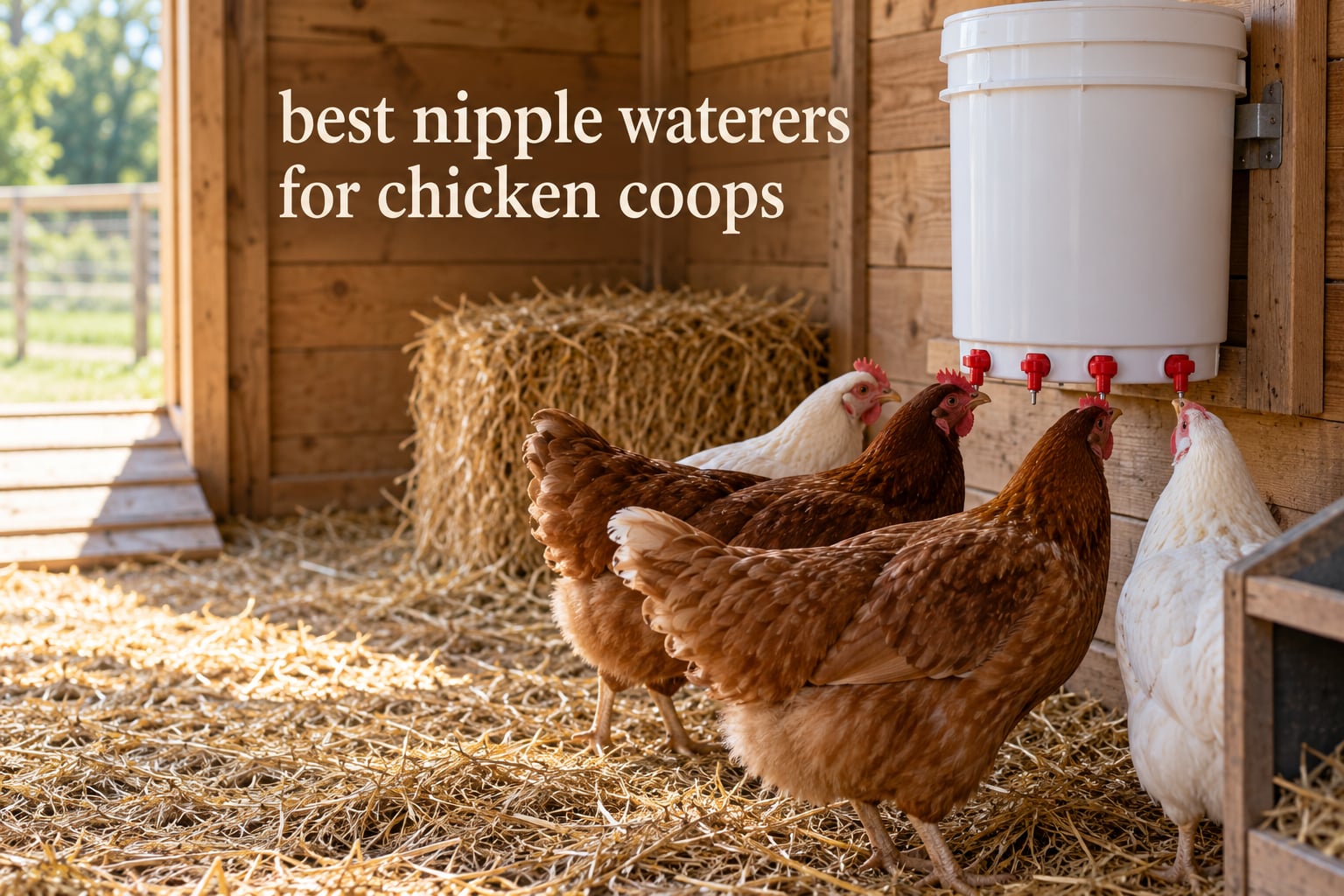 best nipple waterers for chicken coops