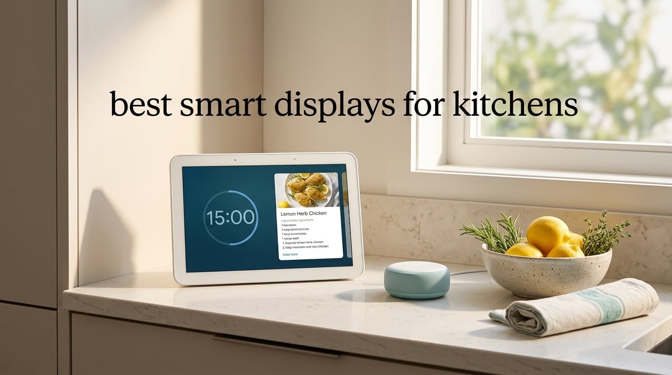 best smart displays for kitchens