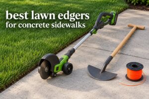 best lawn edgers for concrete sidewalks
