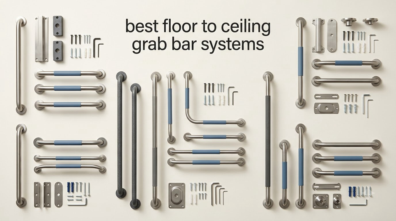 best floor to ceiling grab bar systems