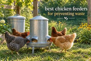 best chicken feeders for preventing waste