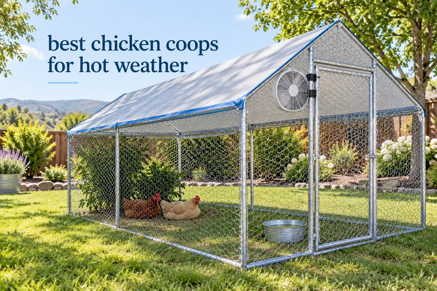 best chicken coops for hot weather