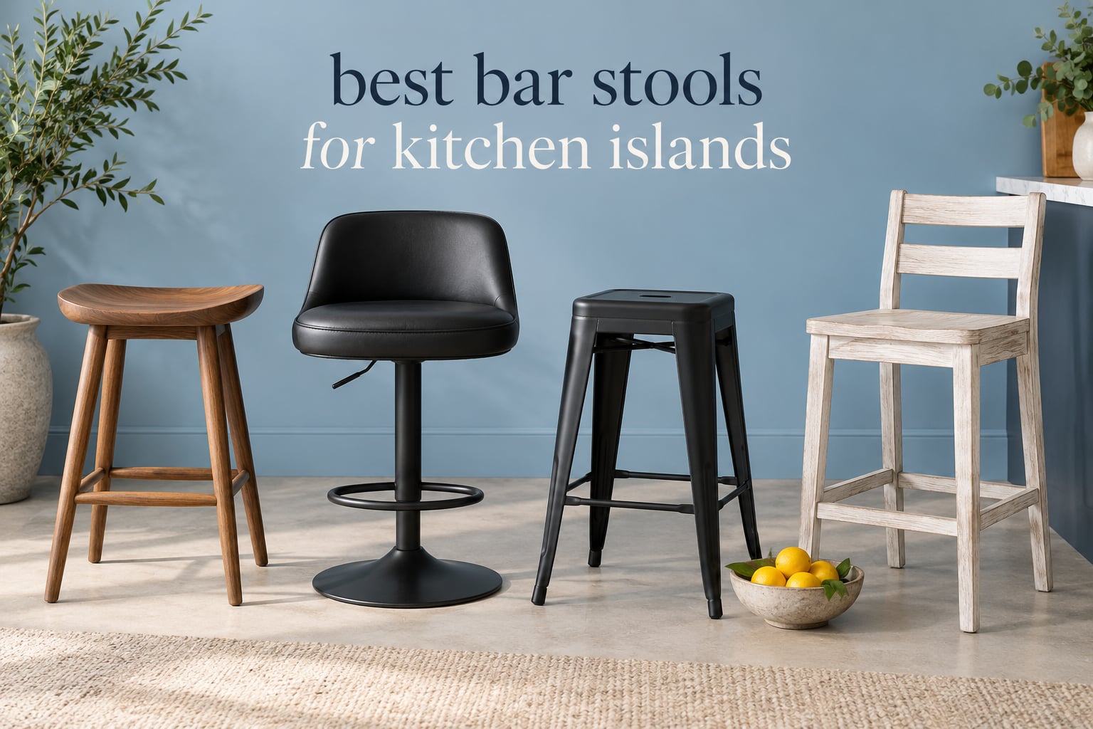 best bar stools for kitchen islands