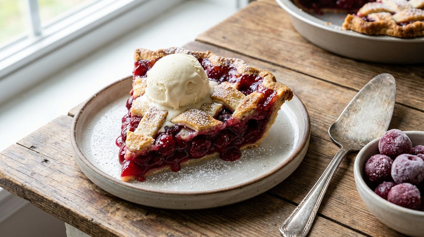 cherry pie with frozen cherries