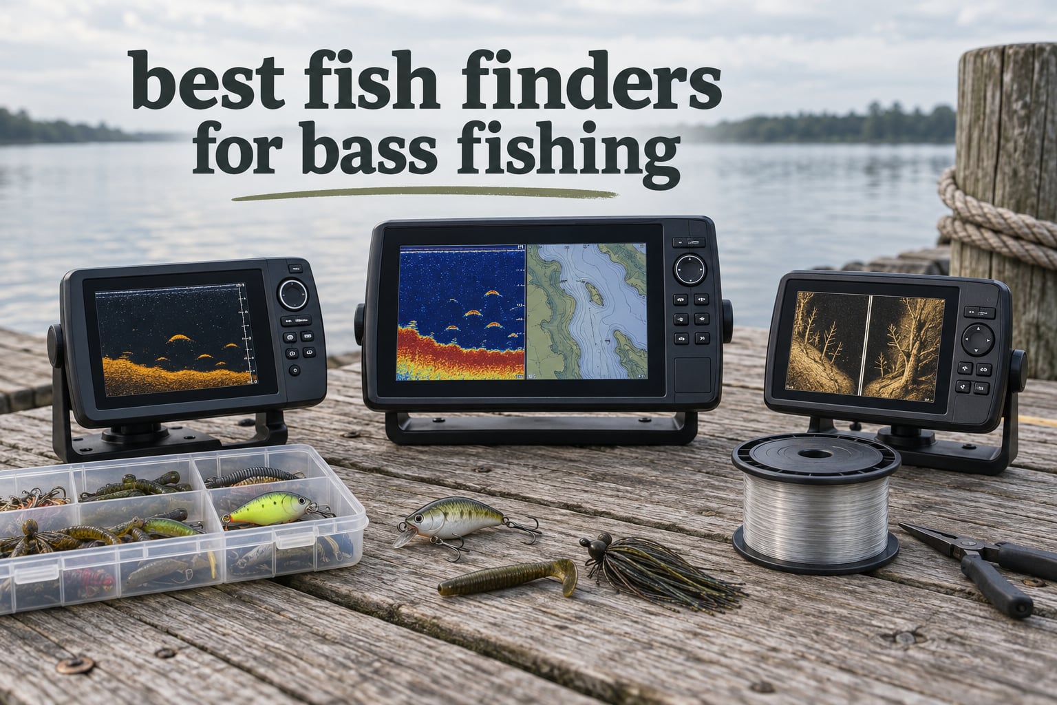 best fish finders for bass fishing