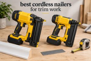 best cordless nailers for trim work