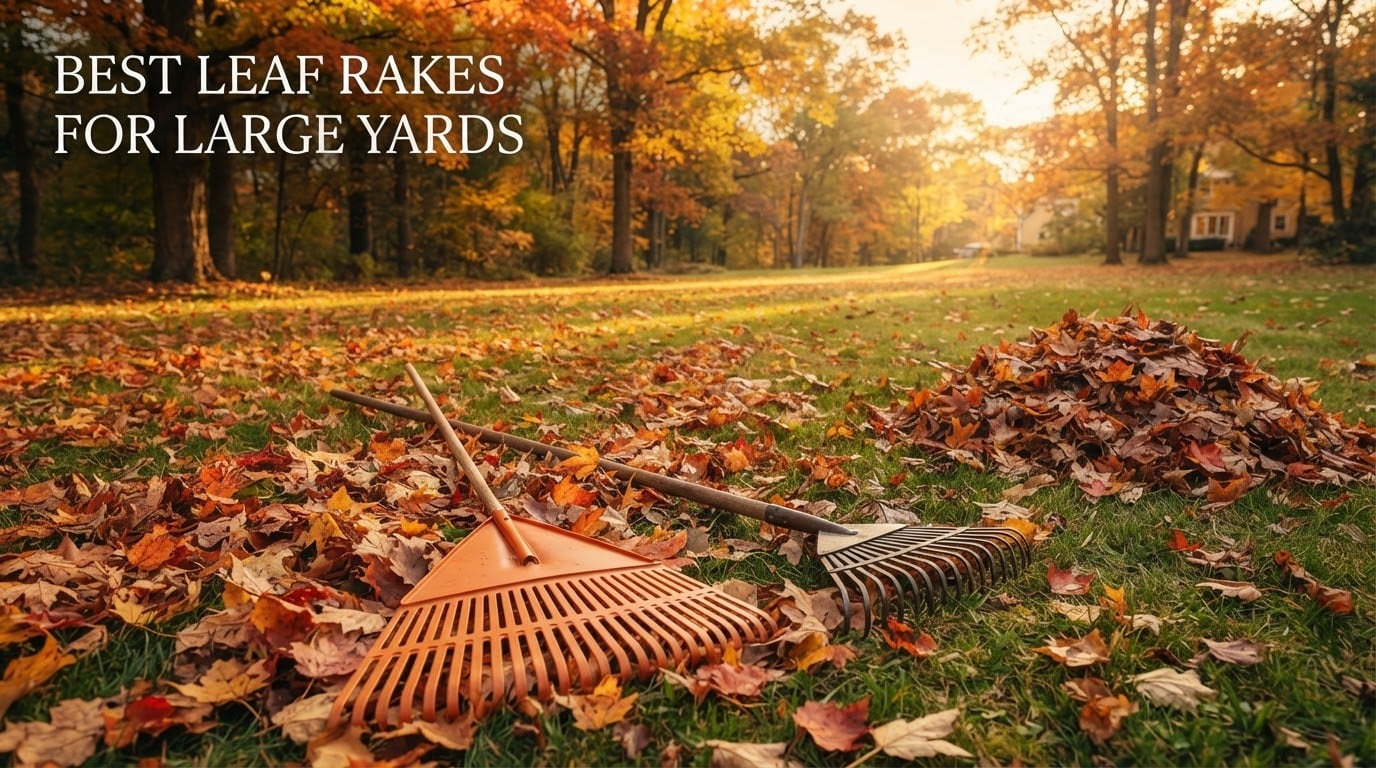 best leaf rakes for large yards