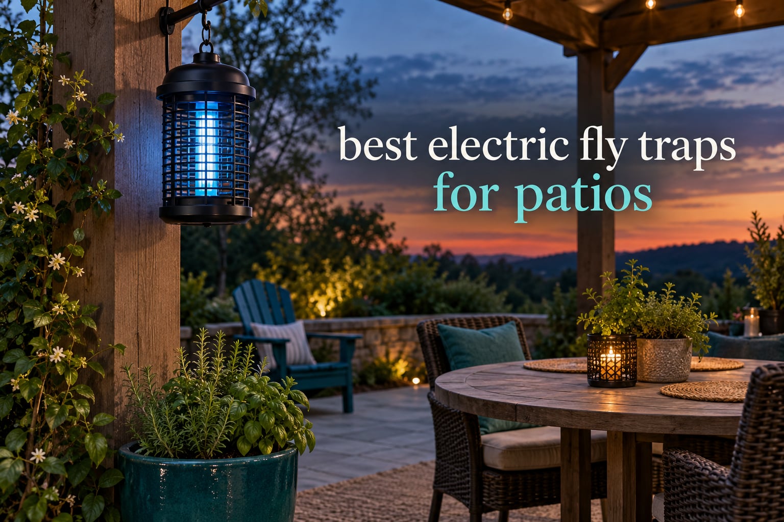 best electric fly traps for patios