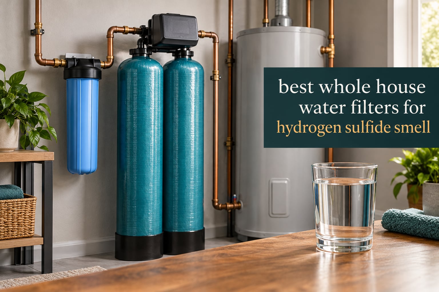 best whole house water filters for hydrogen sulfide smell