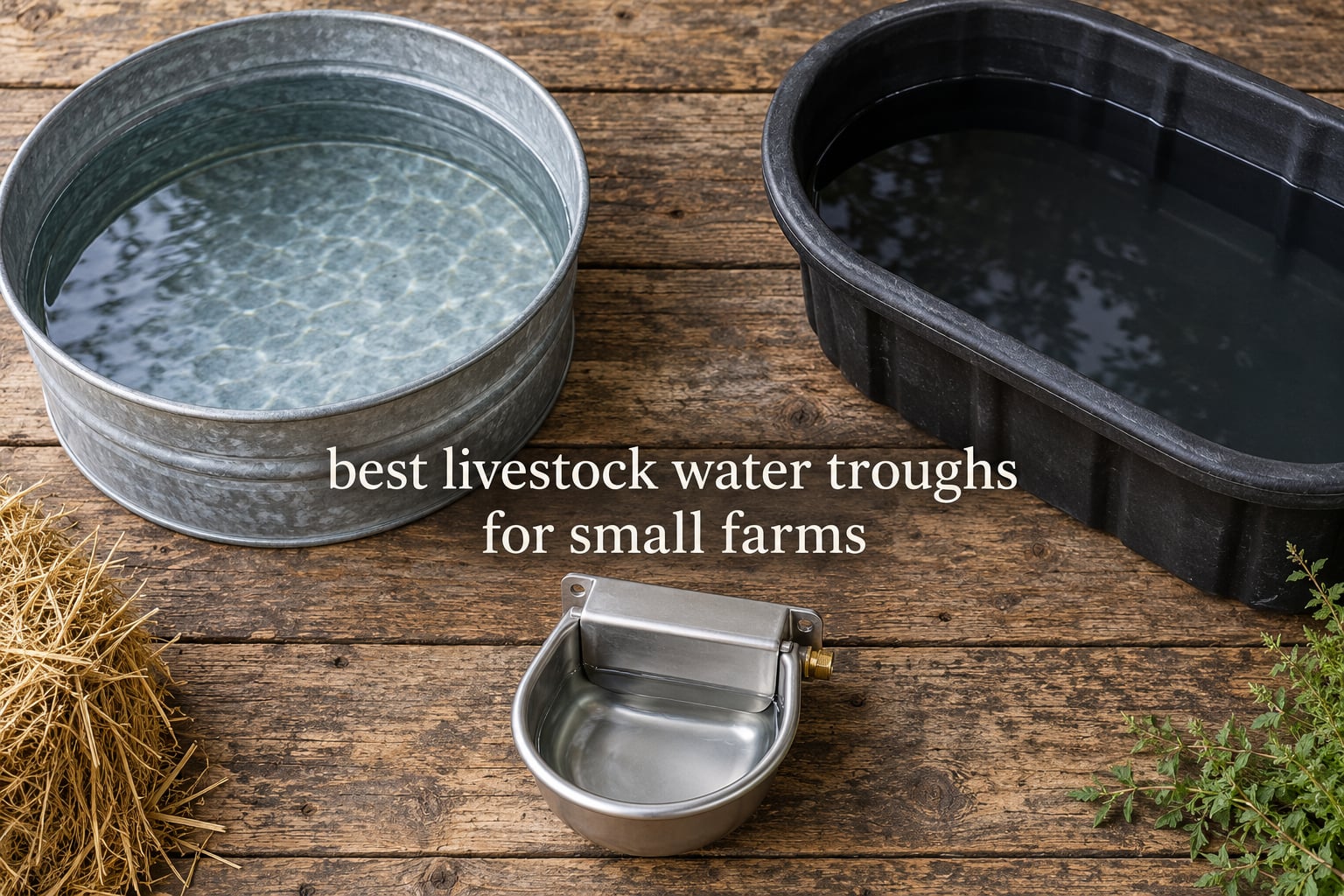 best livestock water troughs for small farms